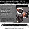 DASKING Natural Latex Heavy Bungee Resistance Band Set Gravity Yoga Bungee Cord Resistance Belt Set 4D Bungee Dance Rope Workout Fitness Home Gym Professional Training Equipment for Better Stretching - Image 5