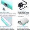 Air Track Tumbling Gymnastics Mat Inflatable 10ft 13ft 16ft 20ft Gym Tumble Mats 4 Inch Thickness for Home Use/Yoga/Training/Cheerleading/Water Fun with Electric Pump - Image 6