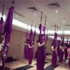 Aerial Yoga Flying Yoga Swing Yoga Hammock Sling Inversion Tool for Gym Home Fitness with Ceiling Anchors and Extension Straps - Image 6