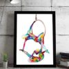 The beauty of modern friendship"lyra/hoop yoga" art print. - Image 3