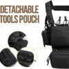 VISMIX Tactical Chest Rig, Adjustable&Detachable Molle Chest Rigs with Mag Pouch - Image 4