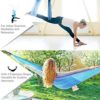 Sotech Aerial Yoga Swing Set, Yoga Hammock, Anti-Gravity Sling Kit, Inversion Swing Exercises with 2 Extension Daisy Straps and 4 Carabiners - for Beginners and Kids - Image 2