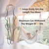 2pcs Adjustable Daisy Chain, 23KN Strong Nylon Daisy Chain for Aerial Yoga Hammock Swing Adjustable Aerial Silk Extension Belt Climbing Strap - Image 4