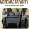 VISMIX Tactical Chest Rig, Adjustable&Detachable Molle Chest Rigs with Mag Pouch - Image 2
