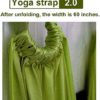 Xemz Yoga Fitness Stretching Strap, Adjustable Leg Stretcher Back Bend Assist Trainer, Improve Leg Waist Back Flexibility Home Gym Equipment for Rehab Pilates Ballet Cheerleading Splits Gymnastics - Image 5