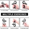 ALMAH Hand Grip Strengthener (2pack), Grip Strength Trainer, Hand Exerciser Adjustable Resistance 11-132 Lbs, Hand Gripper, Forearm Workout Training Equipment for Injury Recovery Athletes - Image 5