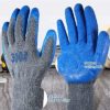 36 Pairs Rubber Latex Double Coated Work Gloves Large Gardening Gloves Blue Construction Gloves for Men Rubber Coated Gloves Winter Workers Gloves Grip Gloves Safety Work Gloves for Outdoor Work - Image 6