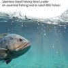 20Pcs Fishing Leaders with Swivels - Steel Leader Fishing line, Wire Leaders for Fishing Saltwater & Freshwater, Fishing Tackle Accessories - Image 6
