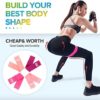 Portzon Resistance Loop Exercise Bands, Suitable for arm, Leg Stretching and Strength Training, Muscle Recovery, deep Squat and Pilates - Image 3