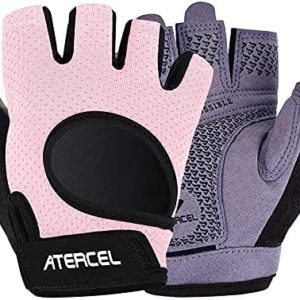 Atercel Weight Lifting Gloves Full Palm Protection, Workout Gloves for Gym, Cycling, Exercise, Breathable, Super Lightweight for Mens and Women