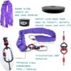 HISSEN MILE Lyra Hoop,Aerial Hoop Lyra Set,3ft Inner Dia Stainless Lyra Hoop with Accessories and Storage Bag for Dancing Studio, Aerial Fitness,ect - Image 5