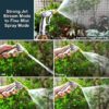 ESOW Garden Hose Nozzle, 100% Heavy Duty Metal Spray Gun with Full Brass Nozzle, 4 Watering Patterns Watering Nozzle- High Pressure Pistol Grip Sprayer for Watering Plants, Car Wash and Showering Dog - Image 4