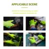 INFIMOR 6 Pairs Cut Resistant Gloves, CE Level 5 ANSI CUT 3 Protective Cutting Work Gloves for Women and Men, Firm Grip Construction Mechanics Gloves and Gardening Gloves(Yellow,XL) - Image 5