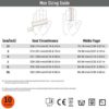 Vgo 10-Pairs Safety Work Gloves, Gardening Gloves, Non-slip Nitrile coating, Dipping Gloves (Size M,Grey,NT2110) - Image 6