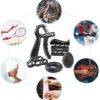 NIYIKOW Grip Strength Trainer Kit with Counter (5 Pack), Counting Grip Strength, Adjustable Hand Grip Strengthener, Finger Trainer, Finger Stretcher, Grip Ring & Stress Relief Grip Ball with Carry Bag - Image 7
