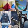 Daisy Chain, Daisy Chain Straps, 7 Loop Adjustable Aerial Silk Yoga Hammock Swing Extender Strap, 2PCS - Image 8