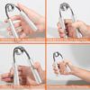 Grip Strength Trainer,Hand Grip Exerciser Strengthener Adjustable Resistance 50-150 LBS Hand Gripper, Metal Grip Strength Trainer, Hand Grip Finger Strengthener, Wrist & Forearm Workout Equipment(1 Pack) - Image 6