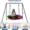 IKARE Heavy Duty Metal Swing Frame, Extra Large Swing Stand for Kids and Adults, Supports up to 440 LBS, Fits for Most Swings, Great for Indoor and Outdoor Activities, Garden, Backyard, Playground - Image 5