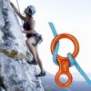 CyberDyer 35KN Figure 8 Descender, Rescue Figure 8 Rappelling Gear Belay Device Aviation Aluminum Rigging Plate for Climbing Belaying and Rappelling - Image 2