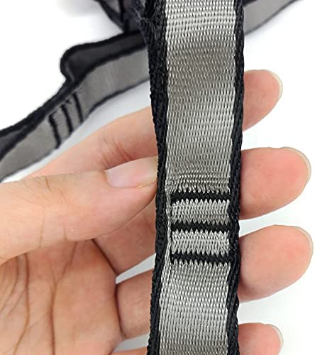 PRIOR FITNESS 2pcs Nylon Daisy Chain Straps for Aerial Yoga Hammock Swing Adjustable Aerial Silk Extender Strap Rope Anti-Gravity Yoga Extend Belts - Image 3
