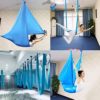 Yoga Swing Hammock Silk Fabric Hanging Trapeze Aerial Fitness Yoga Prop - Image 9