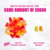 SmartSweets Fruity Gummy Bears, Candy with Low Sugar (4g), Low Calorie (110), No Artificial Sweeteners, Gluten-Free, Non-GMO, Healthy Snack for Kids & Adults, Variety of Flavors, 1.8oz (Pack of 12) - Image 5