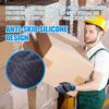 Grip Utility Mechanic Work Gloves for Men & Women, Non-Slip Silicone Box Handling Gloves Touch Screen, Durable, Breathable - Image 2
