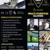SAFERGRIP Work Gloves by OPNBar - Nitrile Coated – Touchscreen Compatible – Reinforced Thumb – Working Gloves - Image 7