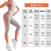 EUYZOU Womens High Waisted Workout Sets 2 Piece - Seamless Sports Legging Crisscross Bra Yoga Gym Outfits - Image 5