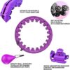 TOMOIN Hula Hoops for Adults Weight Loss,Smart Weighted Hoola Hoops for Adults & Kids Weight Loss, 24 Detachable Knots Non-Falling Smart Hoola Hoops - Image 3