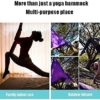 ZCXBHD Aerial Yoga Hammock Aerial Silk Yoga Swing for Antigravity Yoga Inversion Exercises Improved Flexibility (Color : Red) - Image 3