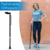 RMS Right Hand Walking Cane with Palm Grip Orthopedic Handle - Adjustable Offset Cane to Fit Individual's Palm Naturally - Ideal for Anyone with Arthritis or Carpal Tunnel Syndrome (Right Hand) - Image 4