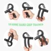 UFANME Hand Grip Strengthener, Grip Strength Trainer, 22-132 Lbs Adjustable Resistance Forearm Exerciser Workout for Rehabilitation Athletes Climbers Musicians - Image 2