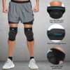 Soudittur Adult Knee Pads for Gardening, Anti-Slip Collision Avoidance Kneepads with Thick EVA Foam, for House Cleaning, Construction Work, Volleyball, Football Dance Knee Sleeve, 1 Pair (Black) - Image 4