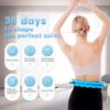 Dumoyi Smart Weighted Fit Hoop for Adults Weight Loss, 24 Detachable Knots, 2 in 1 Adomen Fitness Massage, Great for Adults and Beginners - Image 5