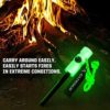 Extremus 6-in-1 Magnesium Fire Starter with Striker, High Temp Magnesium Rod - Image 6