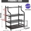 Mythinglogic Yoga Mat Storage Racks,Home Gym Storage Rack for Dumbbells Kettlebells Foam Roller, Yoga Strap and Resistance Bands,Workout Equipment Storage Organizer - Image 7
