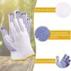 12 Pairs Cotton Work Gloves, White Cotton Liners Gloves, Safety Work Gloves for Men & Women Cotton BBQ Gloves - Image 3