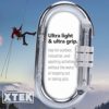 Climbing Carabiner – UIAA & CE Rated 25 kN 5620 LB – Heavy Duty Rugged Terrain Locking Carabiner Clip - Industrial Strength Carabiners - Climbing, Rigging, Ropes, Hammocks - Image 6