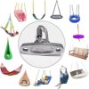 Dakzhou Of2 Heavy Swing Hangers Stainless Steel 304 Rust-Proof Playground Porch Yoga seat Hanger Swing Hammock Chair Suspension kit Indoor and Outdoor 2000 pounds Capacity 2 carabiners - Image 4