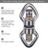 Besthouse Swing Swivel with 2 Carabiners, 770LB Capacity, Safest Rotational Device Hanging Accessory with 2 Bearing for Aerial Silks Dance, Web Tree Swing, Children's Swing, Yoga Swing Sets - Image 2