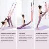 Ubrand OYINDIZ Yoga Swing, Yoga Stretching Equipment Leg Stretcher Strap Door Backbend Assist Trainer, Aerial Yoga Door Swing Adjustable Strap Door Stretch Strap for Flexibility - Image 5