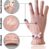 EvridWear Beauty Cotton Gloves with Touchscreen Fingers for SPA, Eczema, Dry Hands, Hand Care, Day and Night Moisturizing, 3 Sizes in Feather or Light Weight(6 Pair S/M, Feather Weight Pink Color) - Image 3