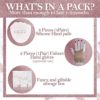 Wrinkle Patches for Dry Hands - 4PAIRS Silicone Wrinkle Patches w/ 1PAIR Gloves to Hold the Hand Wrinkle Pad in Place- Perfect With Chest Wrinkle Pads, Face Wrinkle Patches or Neck Wrinkle Patches - Image 2