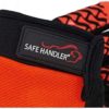 SAFE HANDLER Super Grip Gloves | Textured Grip Palm, Non-Slip Texture, Hook & Loop Wrist Strap, BLACK/ORANGE, S/M, 1 pair (2 gloves) - Image 8