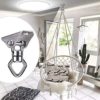 BeneLabel Heavy Duty Swing Hanger with 2 Bearing, Safest Rotational Device Hanging Accessory for Aerial Silks Dance, Web Tree Swing, Children's Swing, Yoga Swing Sets, 800LB Capacity, - Image 3