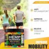 Vitamax Hemp Gummies - Great for Peace & Relaxation - 2,500,000 - Natural Fruit Flavors Tasty Relief – Made in USA – Relaxing Gummies – 100ct - Image 4