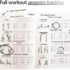 The Weightlifting Gym Buddy Journal by Habit Nest. 12-Week Personal Trainer & Progress Tracker. Fitness Planner / Workout Book that tells you exactly what to do and how to track progress. Provides 65 completely guided workouts, # of sets to do for each exercise, # reps to aim for, and provides a place to track all progress. Get weekly pro-tips, challenges & an exercise form index. #1 Workout Journal/Workout Planner for Women & Men. Workout Log Book / Fitness Journal / Workout Notebook. - Image 5