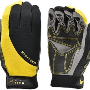 G & F 1089L Hyper Grip Non-Slip High-Performance Mechanic Work Gloves, Driving Gloves, Large