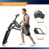 Marcy Adjustable 6 Position Utility Bench with Leg Developer and High Density Foam Padding SB-350,dark gray - Image 4